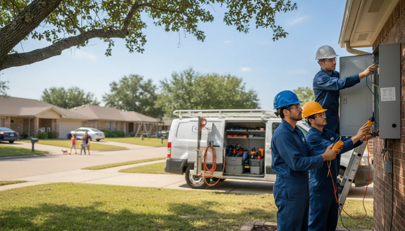 Certified electrician providing emergency electrical services in Fairview, TN